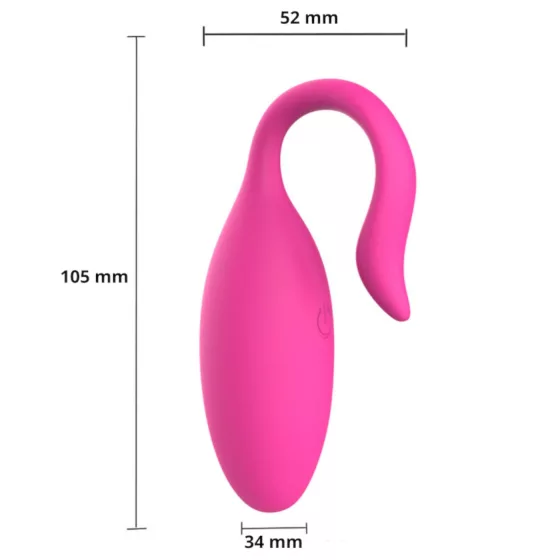 Erospace Sweet Play - wearable, app‑controlled love egg (pink)
