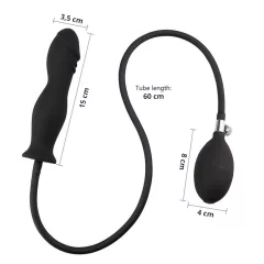 Wild Play - Inflatable Anal Plug (Black)