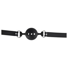 Wild Play - silicone ball gag (black)