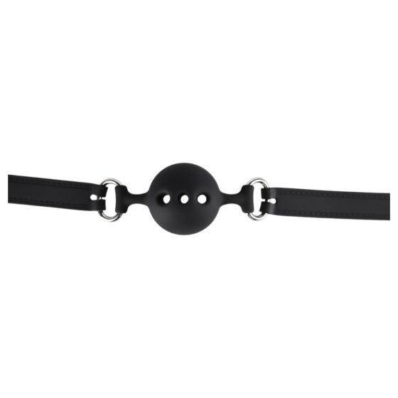 Wild Play - silicone ball gag (black)