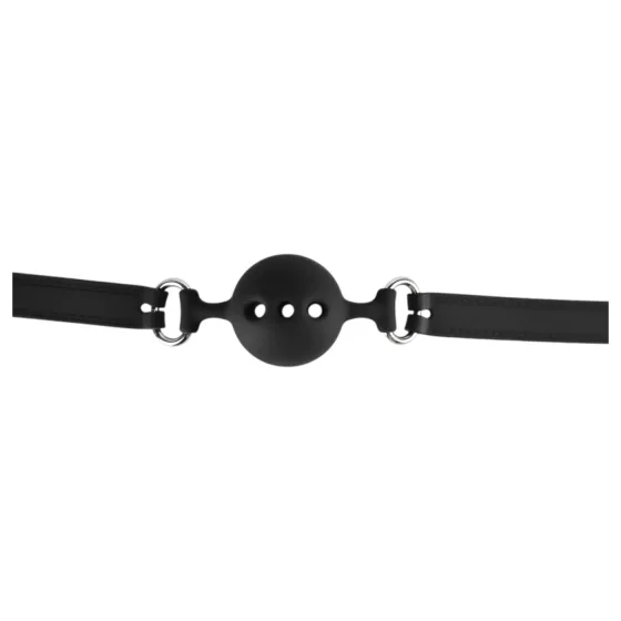 Erospace Wild Play - silicone gag for BDSM play (black)