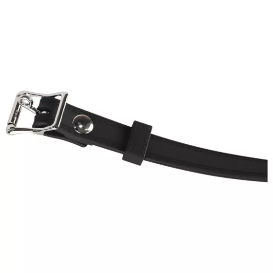 Erospace Wild Play - silicone gag for BDSM play (black)