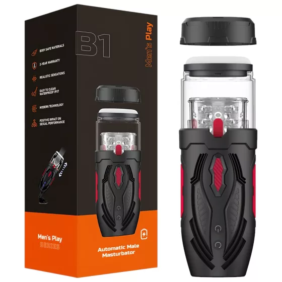 Men's Play - Swivel Masturbator (Black)