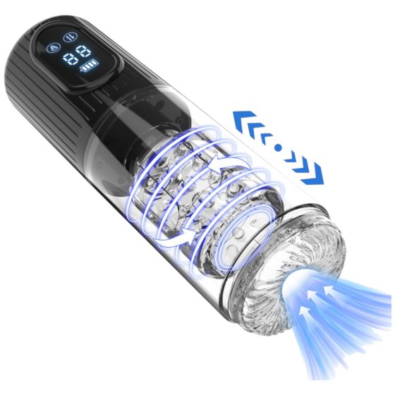 Men's Play - rotating, sucking, vibrating masturbator