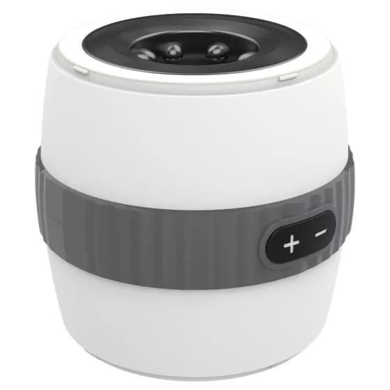 Erospace Men's Play - discreet vibrating masturbator for men (white)
