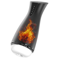   Men's Play - sucking, vibrating masturbator with heating function (black)