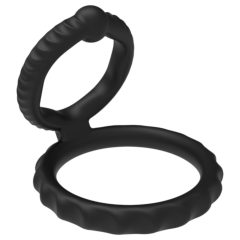 Men's Play - penis and scrotum ring (black)