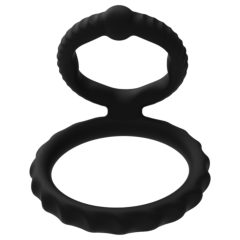 Men's Play - penis and scrotum ring (black)
