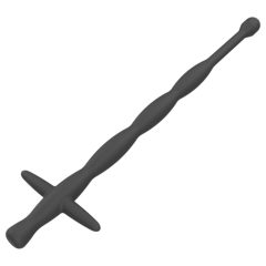 Men's Play - silicone dilator (black)