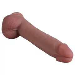   Erospace Natural Play - silicone dildo 24 cm (flesh-coloured)