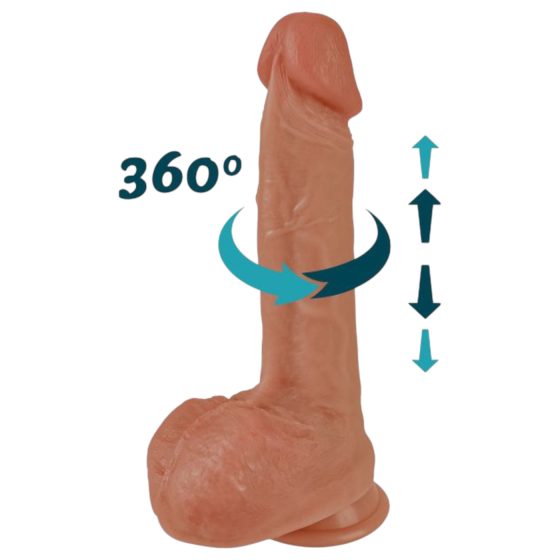 Natural Play - thrusting-rotating vibrator (natural)