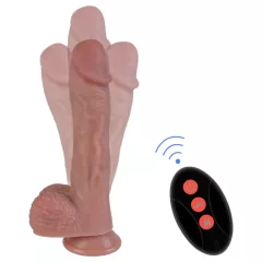  Erospace Natural Play - lifelike thrusting and rotating vibrator (flesh-coloured)