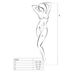 Passion BS006 - Lingerie-Inspired White Jumpsuit (S-L)
