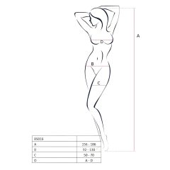 Passion BS016 - Minimalist Mesh Set (Black) - Sizes S-L