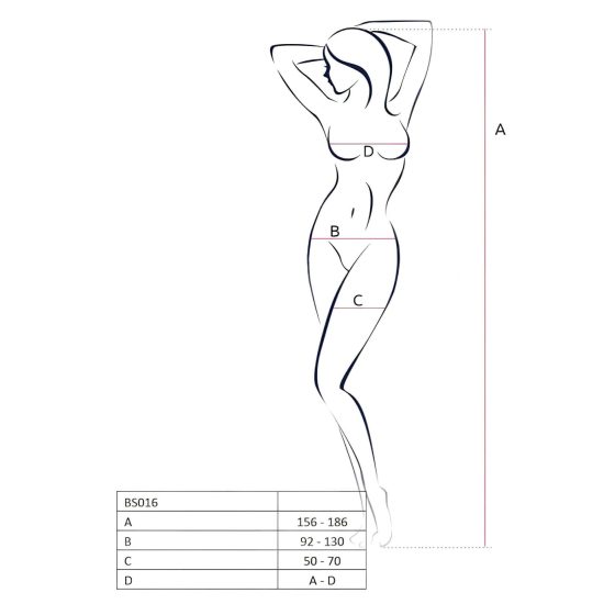 Passion BS016 - Minimalist Mesh Set (Black) - Sizes S-L