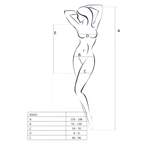 Passion BS025 - Long Sleeve Mini Dress (Black) - Sizes S-L