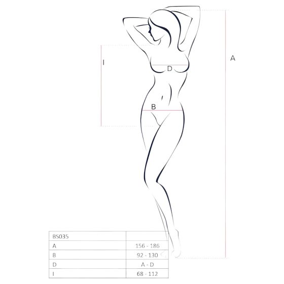 Passion BS035 - Red Strappy Fishnet Open-Back Bodysuit (S-L)