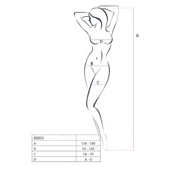 Passion BS053 - Red Halter Fishnet Set (S-L)