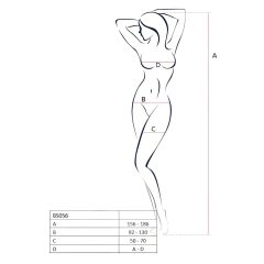 Passion BS056 - Fishnet Lingerie Set (Black) - Sizes S-L