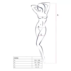 Passion BS066 - Red Strappy Mesh Set (S-L)
