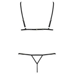 Passion Devil Solon - Lace Body Harness Set (Black)