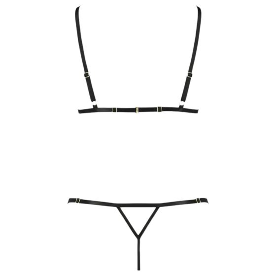 Passion Devil Solon - Lace Body Harness Set (Black)