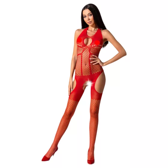 Passion BS079 - red fishnet set (S-L)