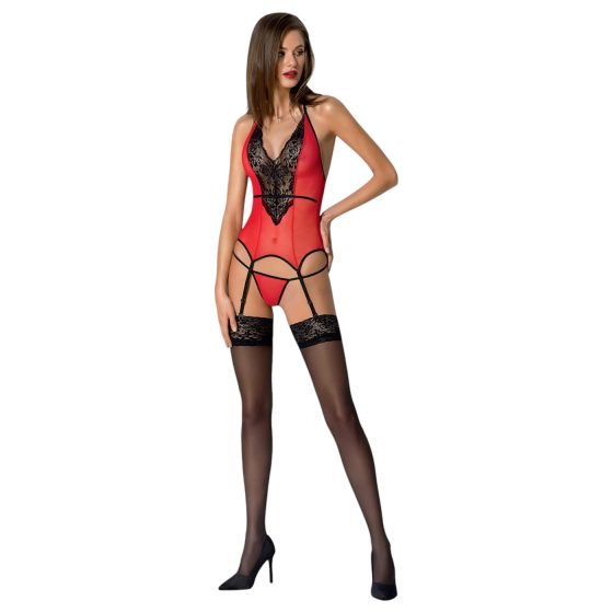 Passion Peonia - Red Top & Thong Set