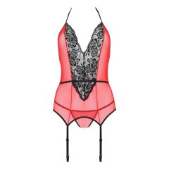 Passion Peonia - Red Top & Thong Set