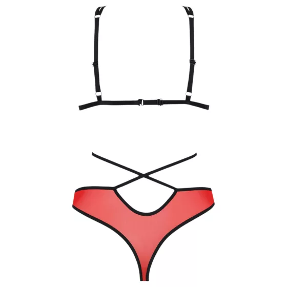 Passion Peony - Red Lingerie Set