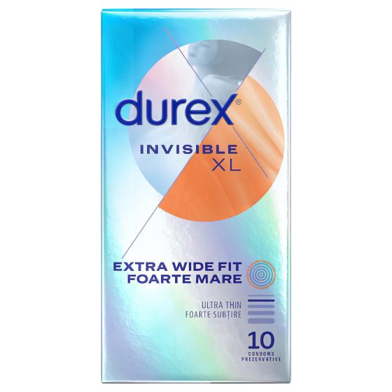 Durex Invisible XL - Extra Large Condoms (10 Pack)