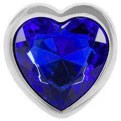 Magic Shiver - Metal Anal Plug with Blue Gem