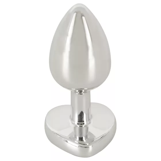 Magic Shiver - Metal Anal Plug with Blue Gem