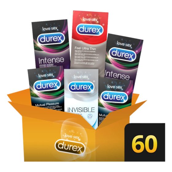 Durex Premium - extra pleasure condom pack (6 x 10pcs)