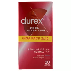 Durex Feel Ultra Thin - Ultra Realistic Condoms (2x10 Pack)