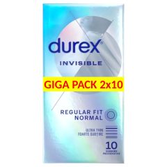 Durex Invisible Extra Sensitive - thin condom (2x10pcs)