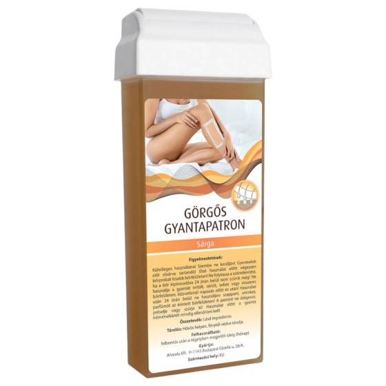 Roll-On Wax Cartridge - Wide Applicator (100ml) - Yellow