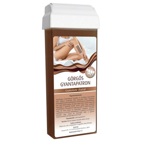 Roll-On Wax Cartridge with Wide Roller (100ml) - Chocolate Scent