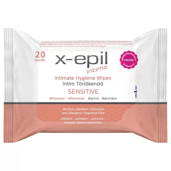 X-Epil Intimo Sensitive - Intimate Wipes (20pcs)