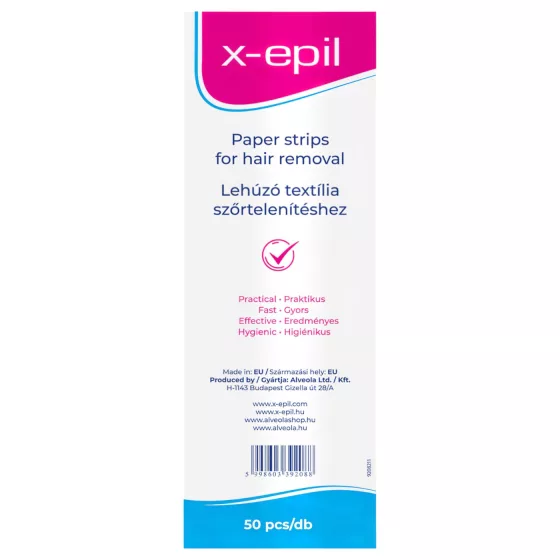 X-Epil - Wax Strips with 50 Fabric Strips