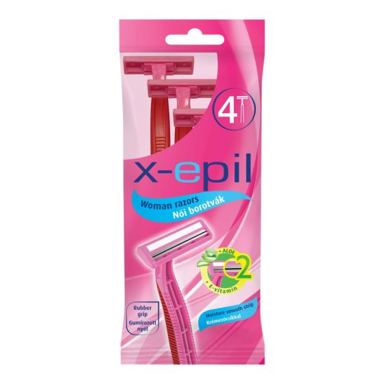 X-Epil - disposable razor for women 2 blades (4pcs)