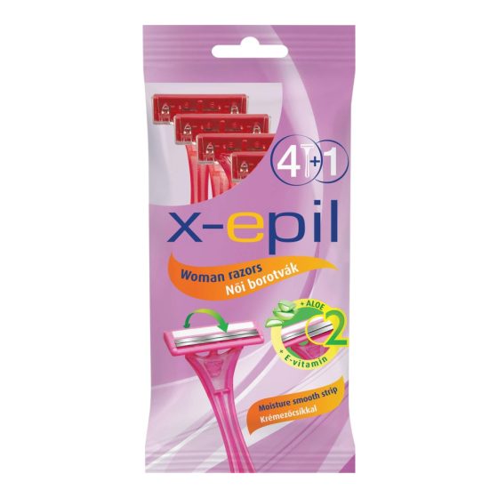 X-Epil - disposable women's razor 2 blades (5pcs)