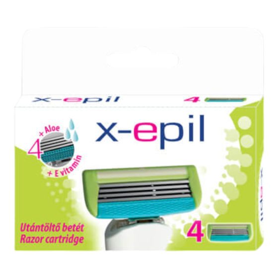 X-Epil - female razor insert 4 blades (4pcs)