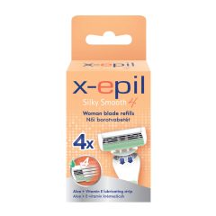   X-Epil Silky Smooth - women's shaving insert 4 blades (4pcs)