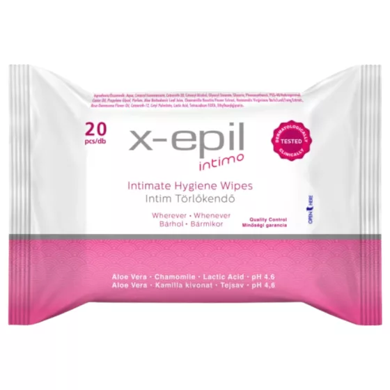 X-Epil Intimo - Intimate Wipes (20 count)