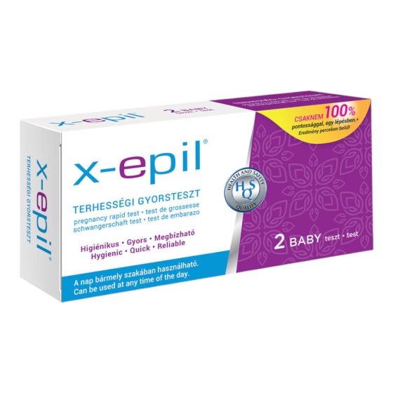 X-Epil - rapid pregnancy test strips (2pcs)