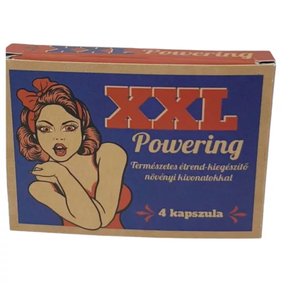 XXL Powering - természetes étrend kiegészítő férfiaknak (4db)