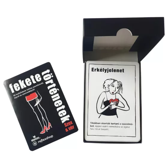 Black Stories - Sex and Blood Party Game (Hungarian Edition)