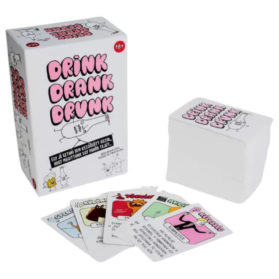 Drink Drank Drunk Party Game - Fun Drinking Accessory (Hungarian Edition)