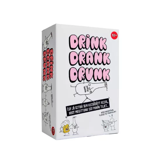 Drink Drank Drunk Party Game - Fun Drinking Accessory (Hungarian Edition)
